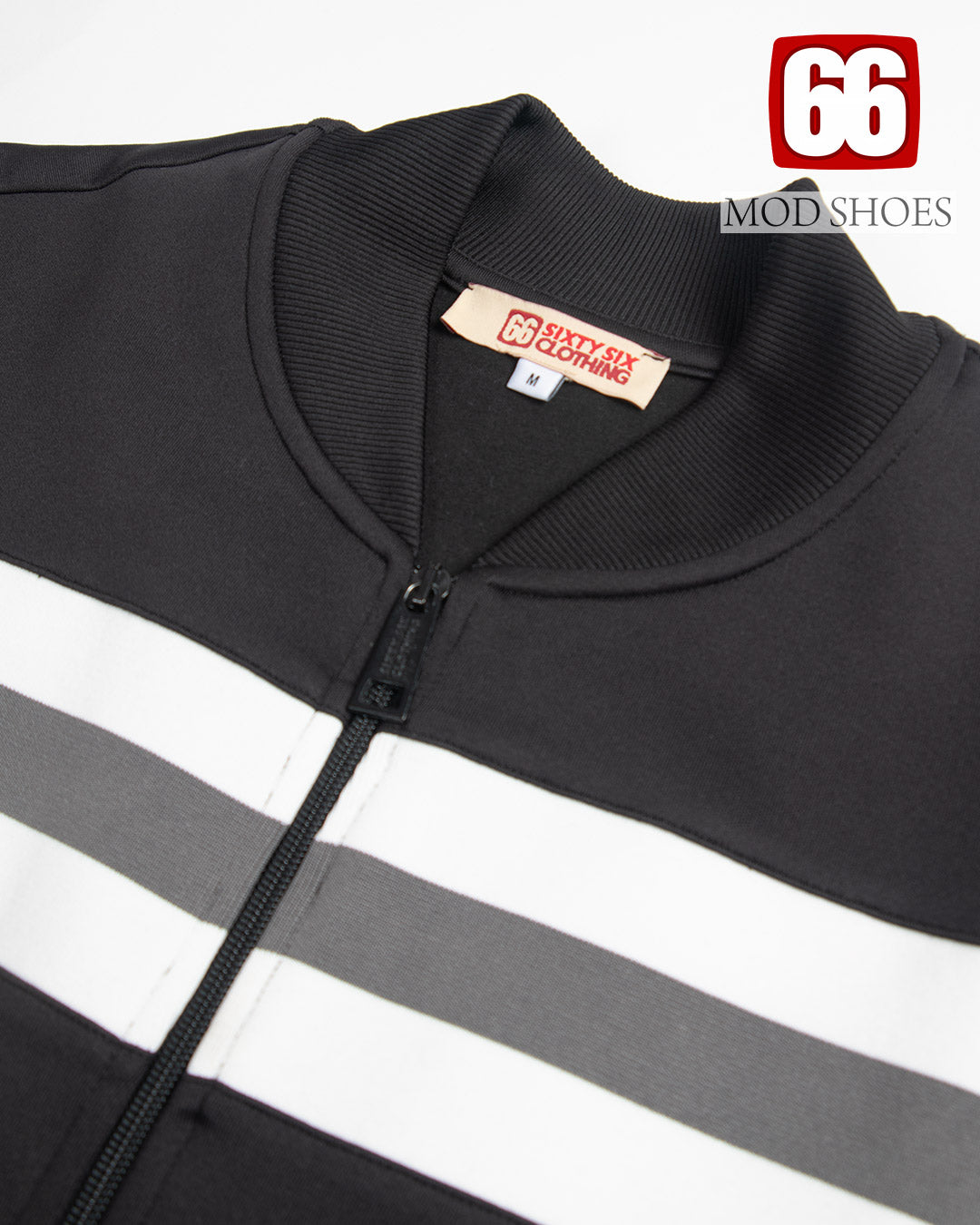 The 'Dont Look Back In Anger' Track Top In Black by 66 Clothing - Noel Gallagher (Oasis Video) Inspired