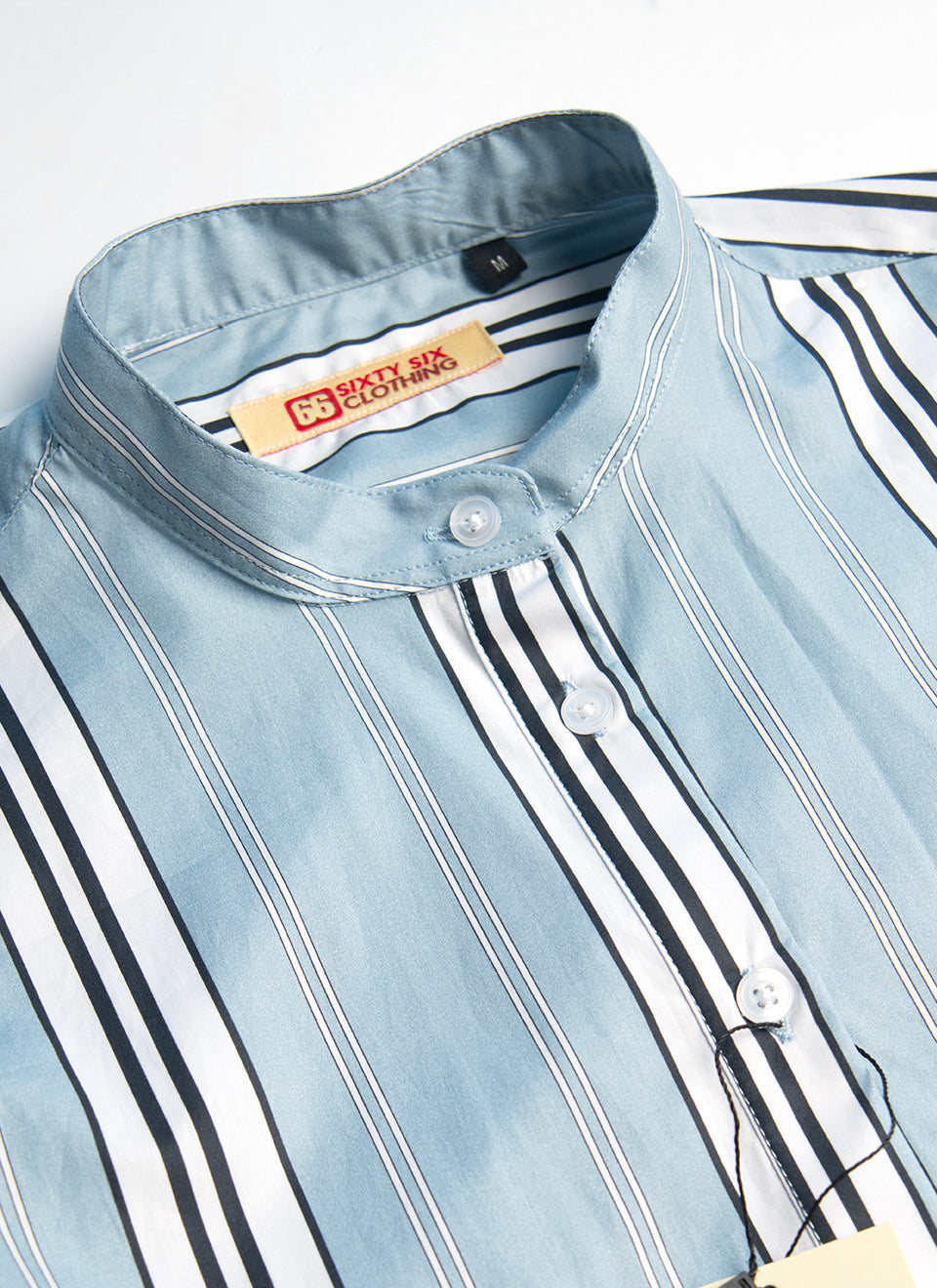 The “Harrison White Album” Stripe Shirt – George Harrison Beatles Inspired by 66 Clothing