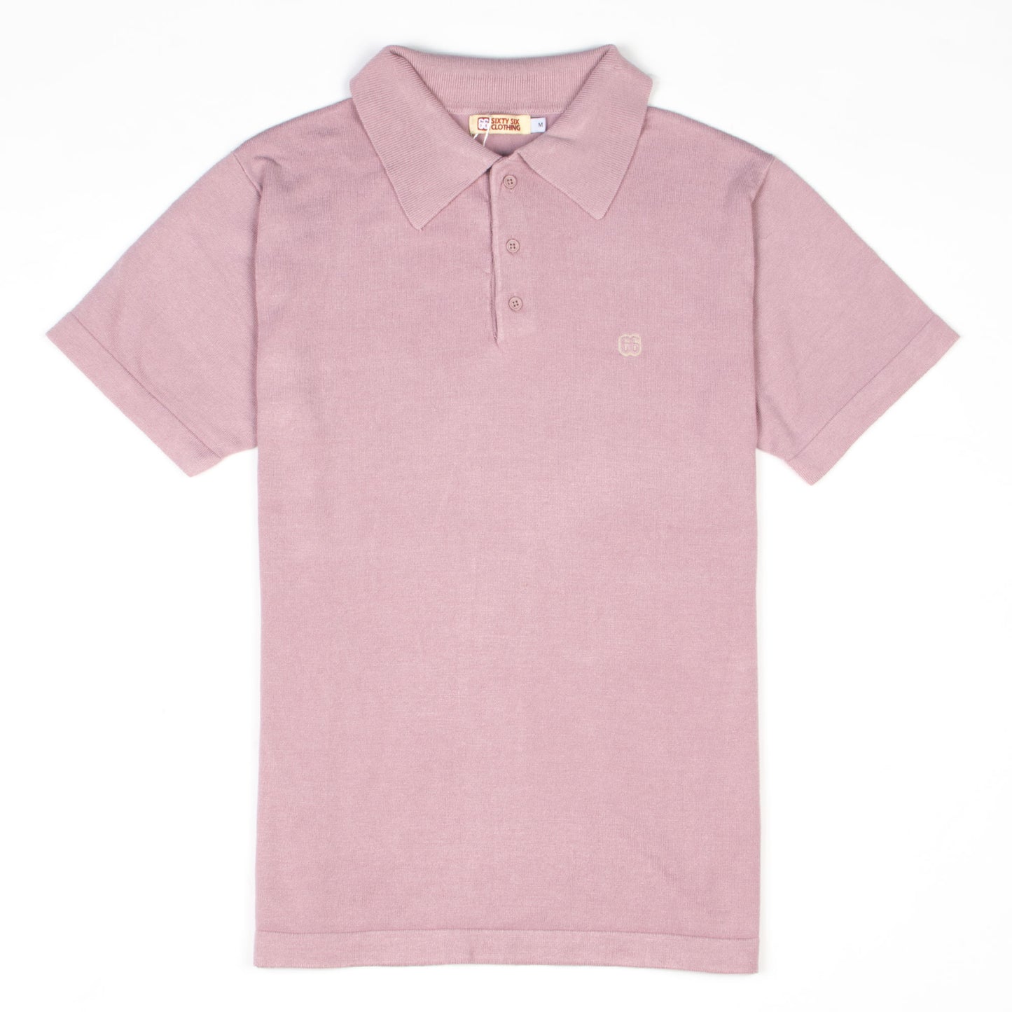 The Peterson Polo in Orchid - by 66 Clothing