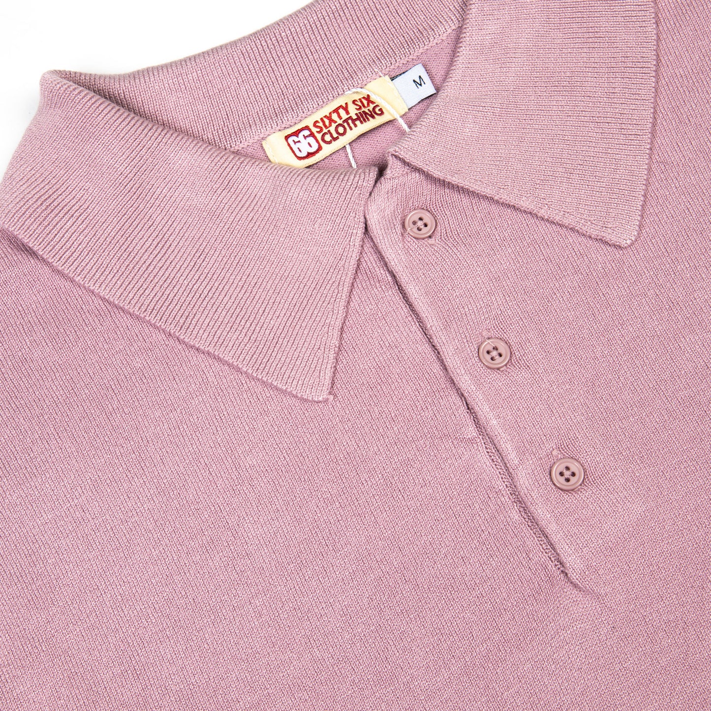 The Peterson Polo in Orchid - by 66 Clothing