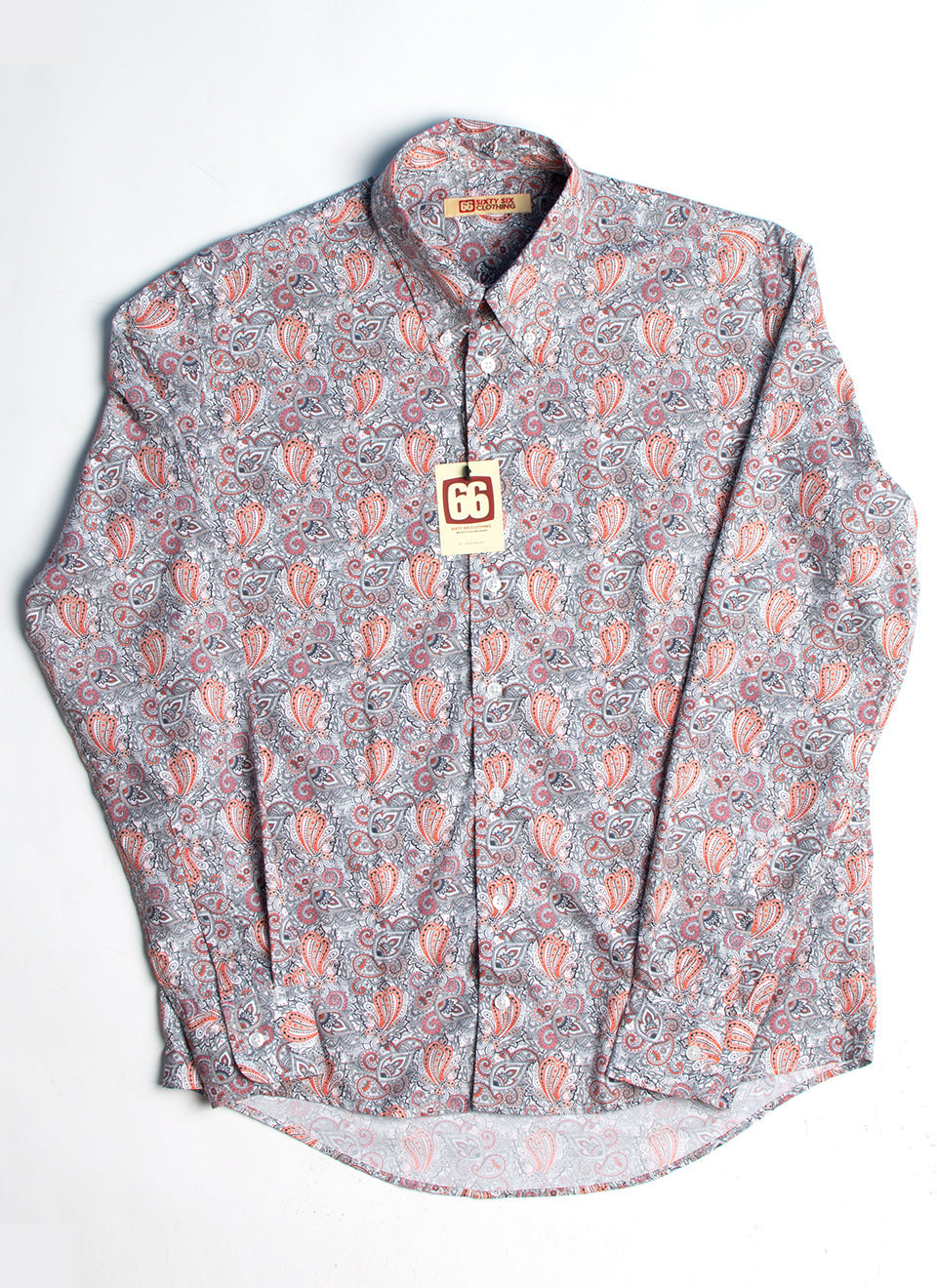 The "Rain" Paisley Shirt - John Lennon Beatles 1966 Inspired by 66 Clothing