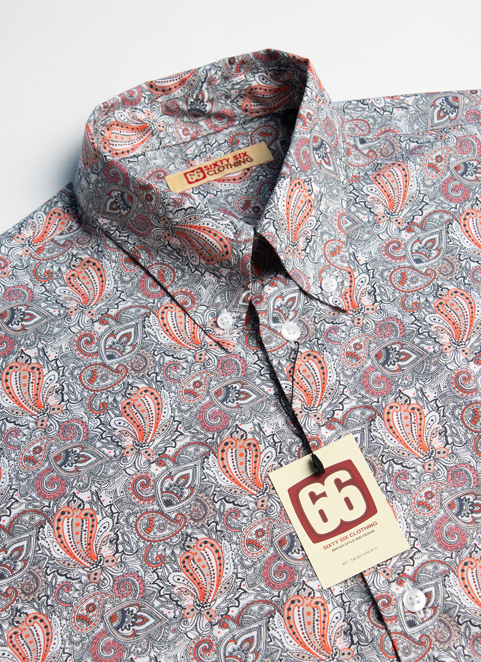 The "Rain" Paisley Shirt - John Lennon Beatles 1966 Inspired by 66 Clothing