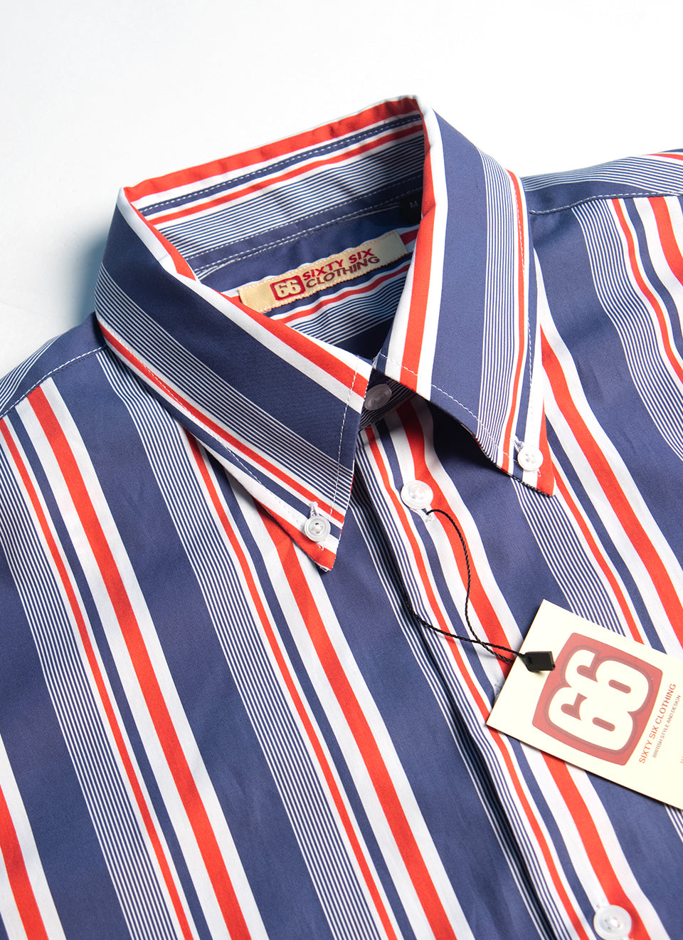 The "Slide Away" Shirt RWB Stripe - Liam Gallagher Oasis Inspired by 66 Clothing
