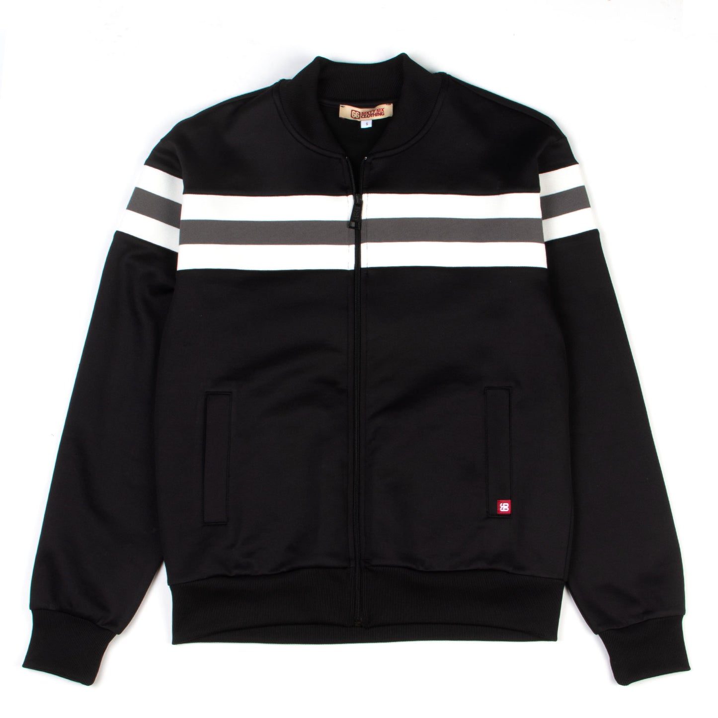 The 'Dont Look Back In Anger' Track Top In Black by 66 Clothing - Noel Gallagher (Oasis Video) Inspired