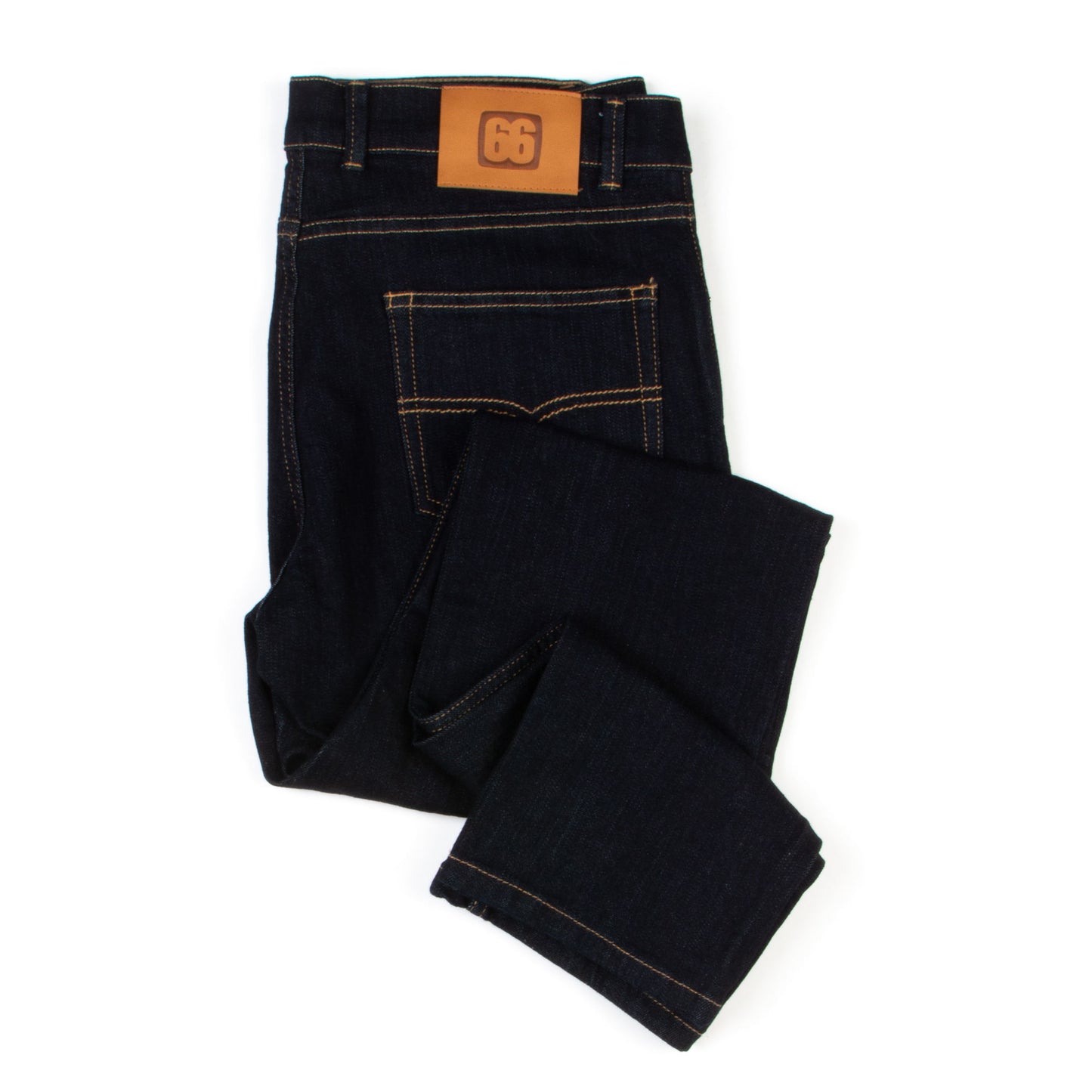 JJ24 Indigo Dark Denim Jeans - by 66 Clothing