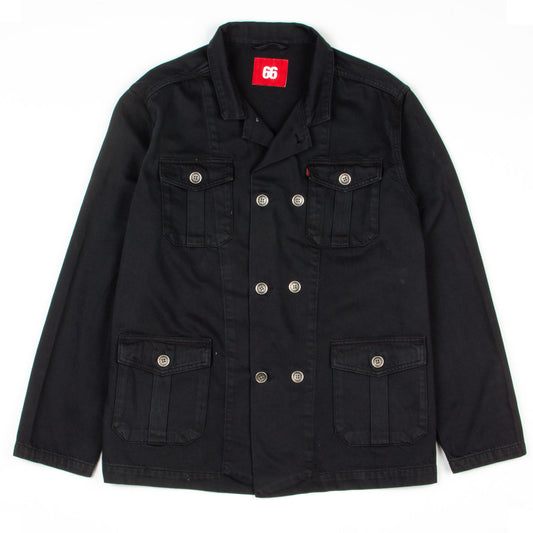 The 'Marr' Jacket In Black - Military Utility Inspired by 66 Clothing