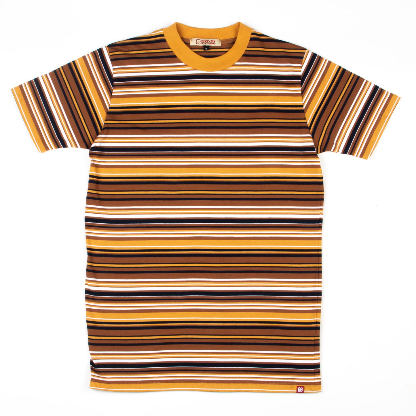 The 'Surfs Up' by 66 Clothing - Multi Stripe 60s Surf Inspired T-Shirt