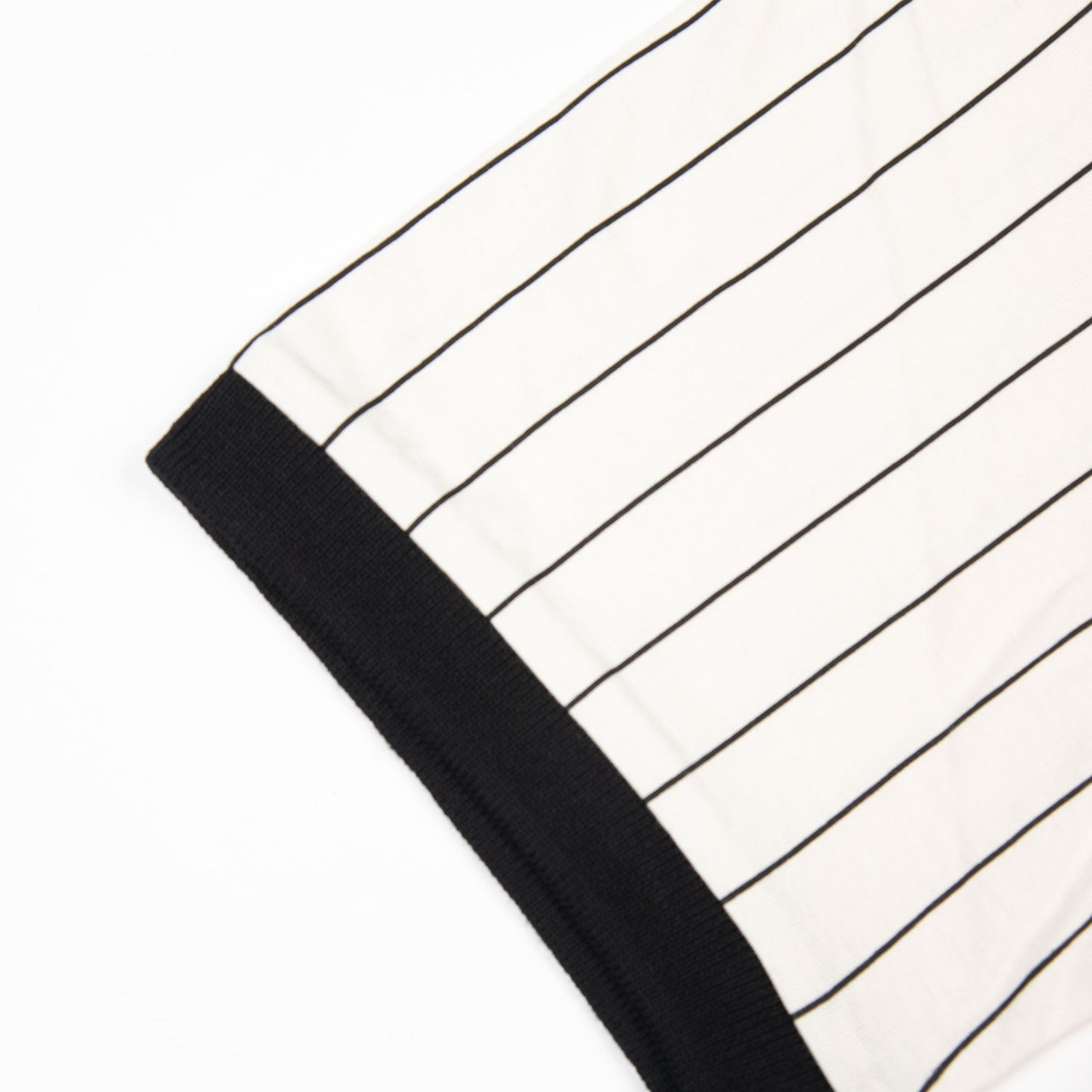 FILA BB1 Striped Polo in Gardenia/Black