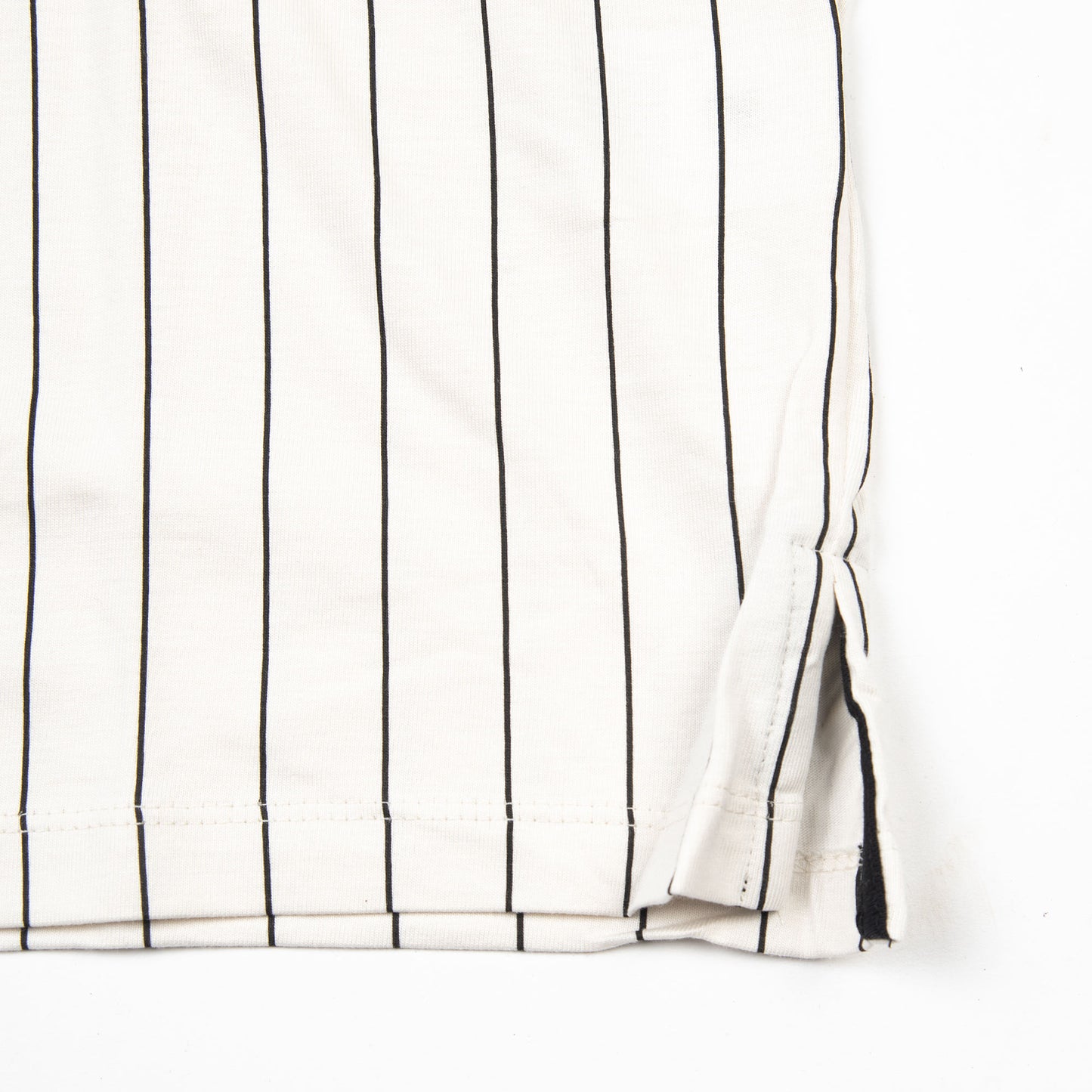 FILA BB1 Striped Polo in Gardenia/Black