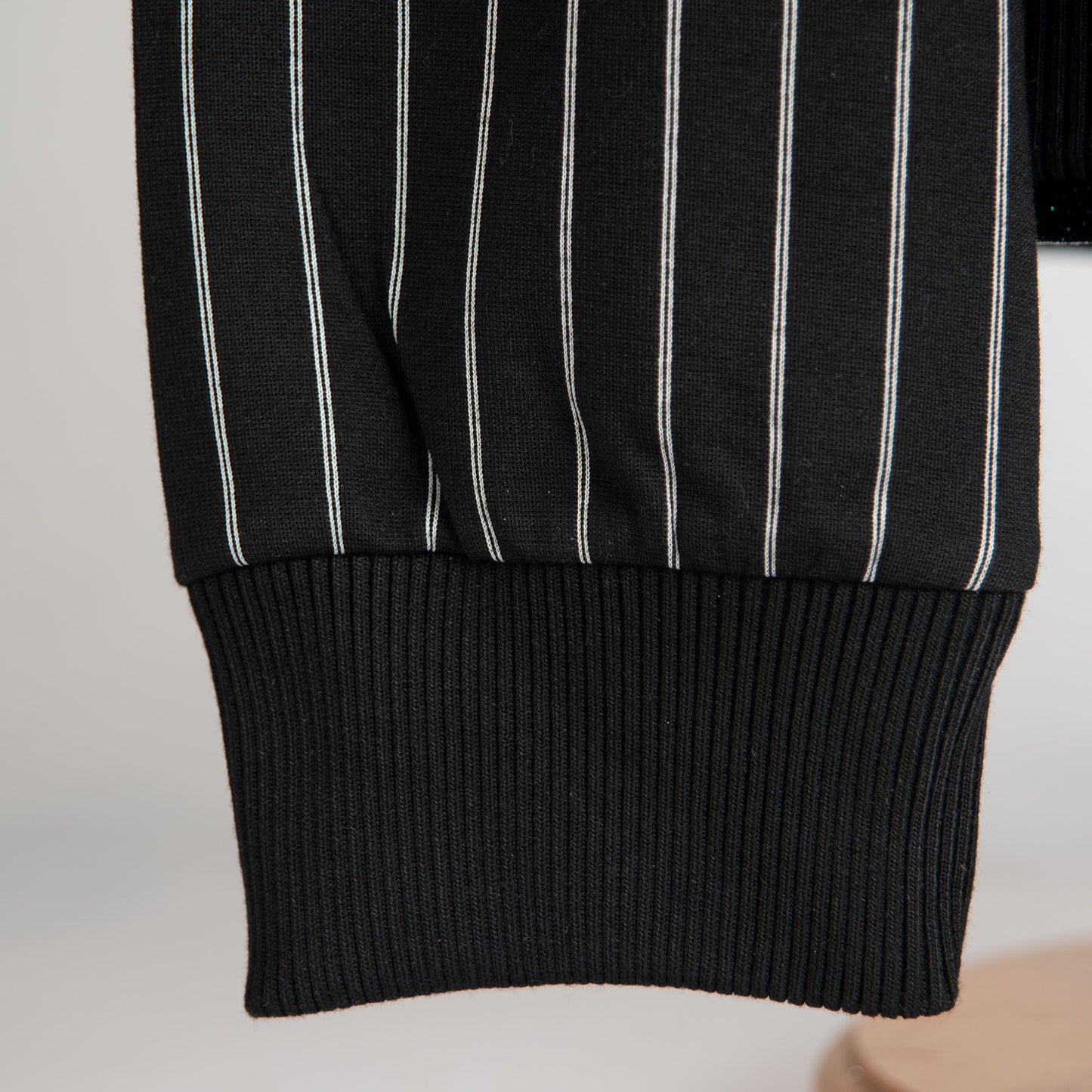 FILA Cooper Striped Track Jacket in Black/ Egret