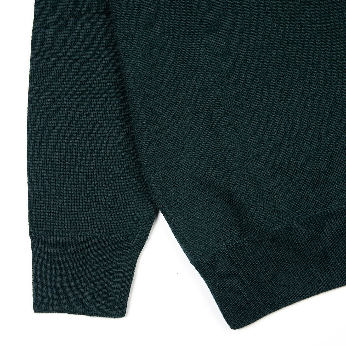 Gabicci Crew Neck Bottle Green - Wool Mix