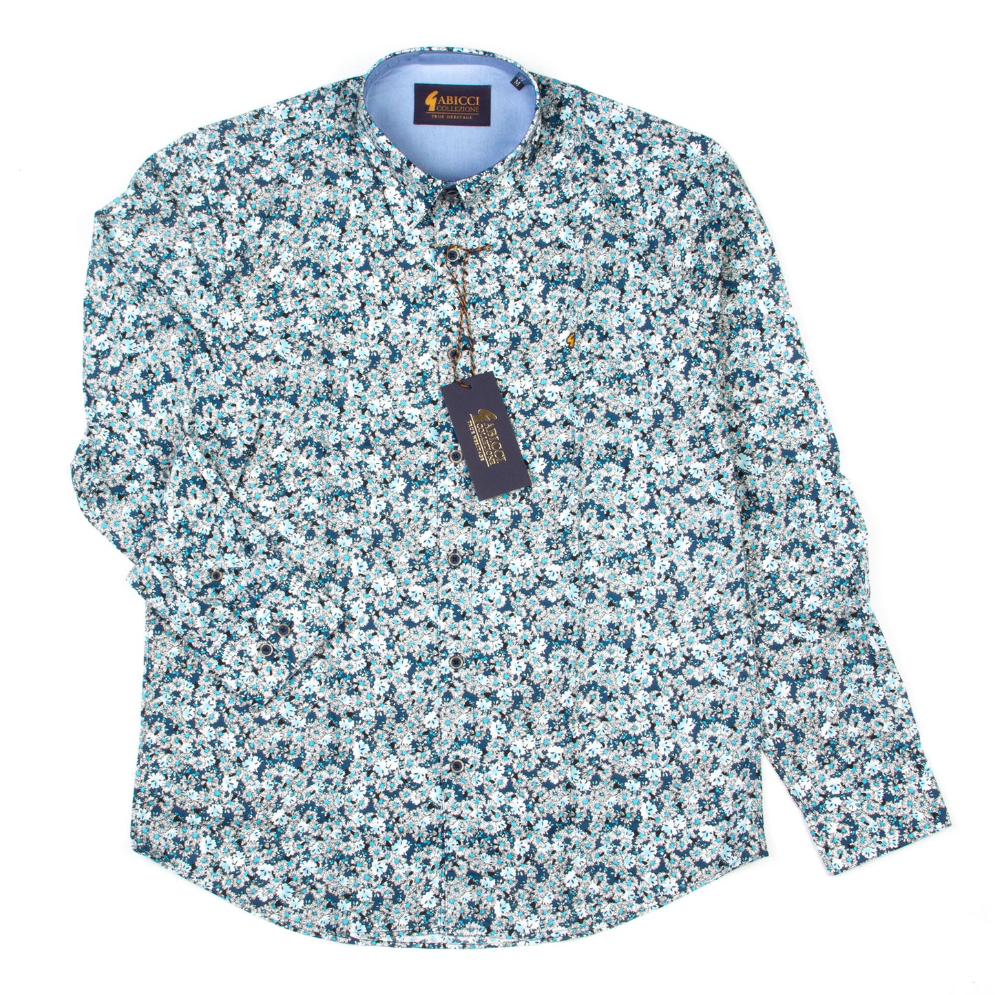 Gabicci Classic Long Sleeve Storm - 2 Shades Blue
