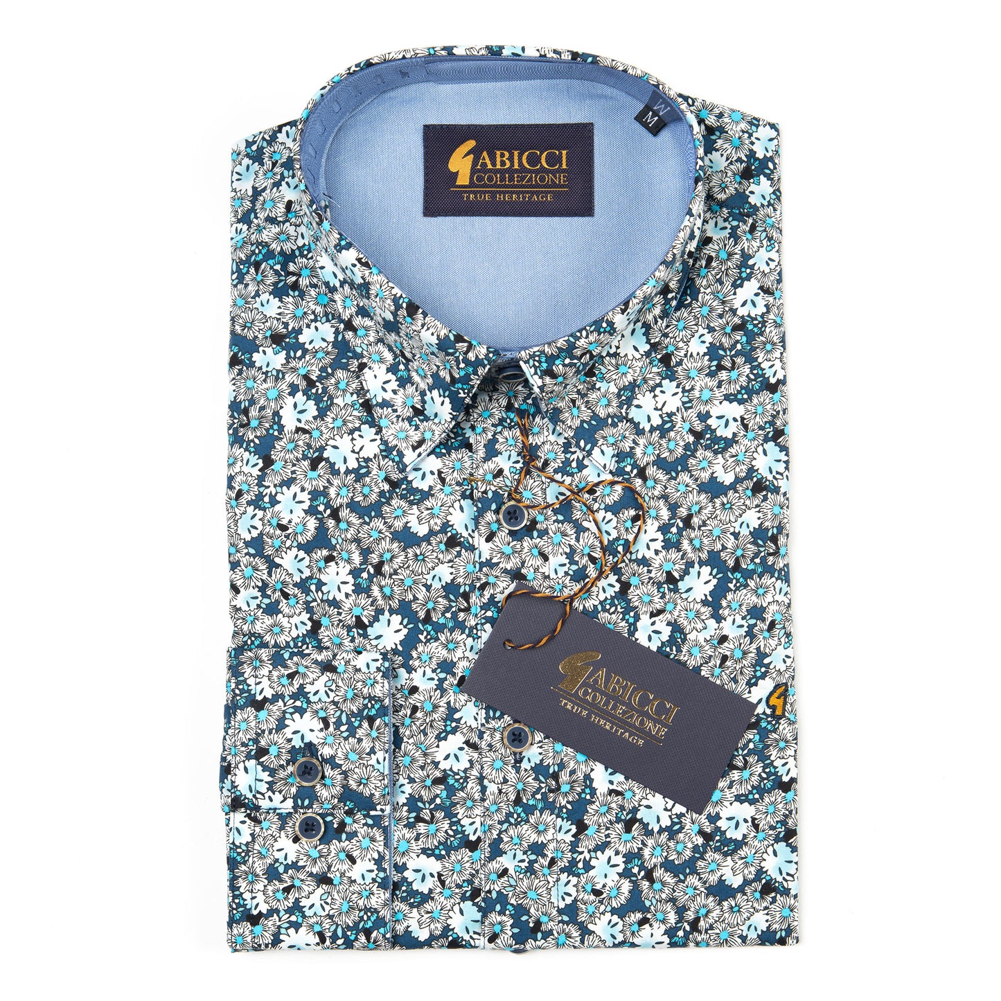 Gabicci Classic Long Sleeve Storm - 2 Shades Blue