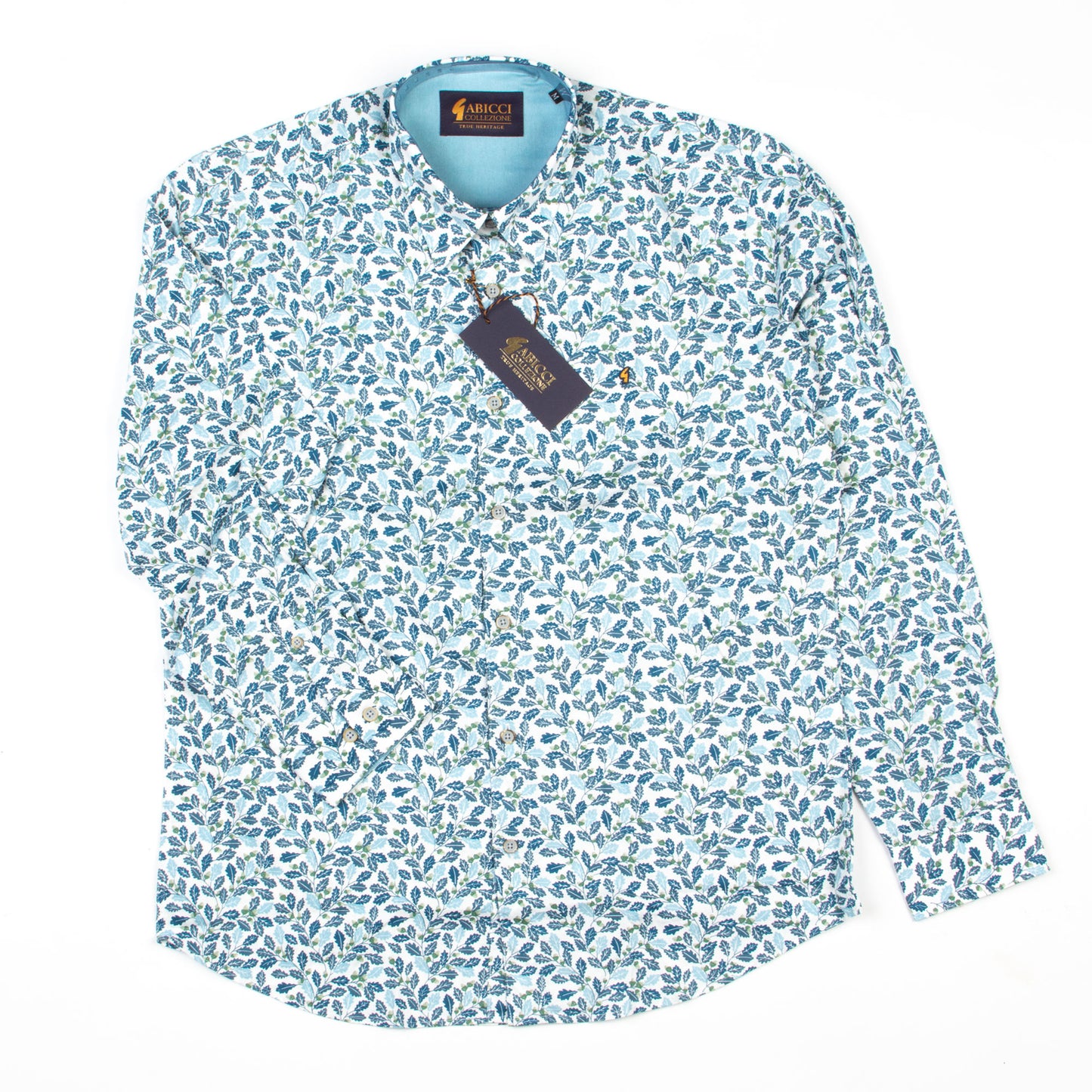 Gabicci Classic Long Sleeve Storm - Blue & Green