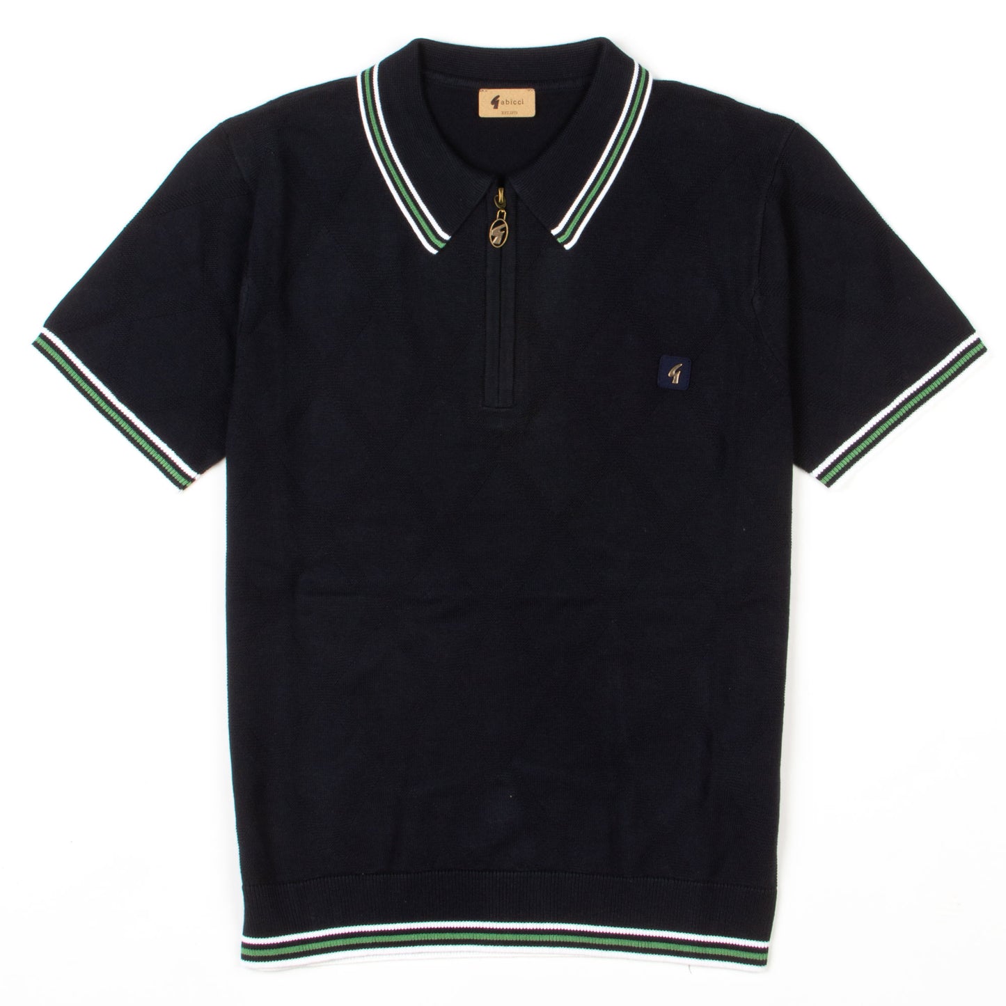 Gabicci - Moore Knit Polo In Navy