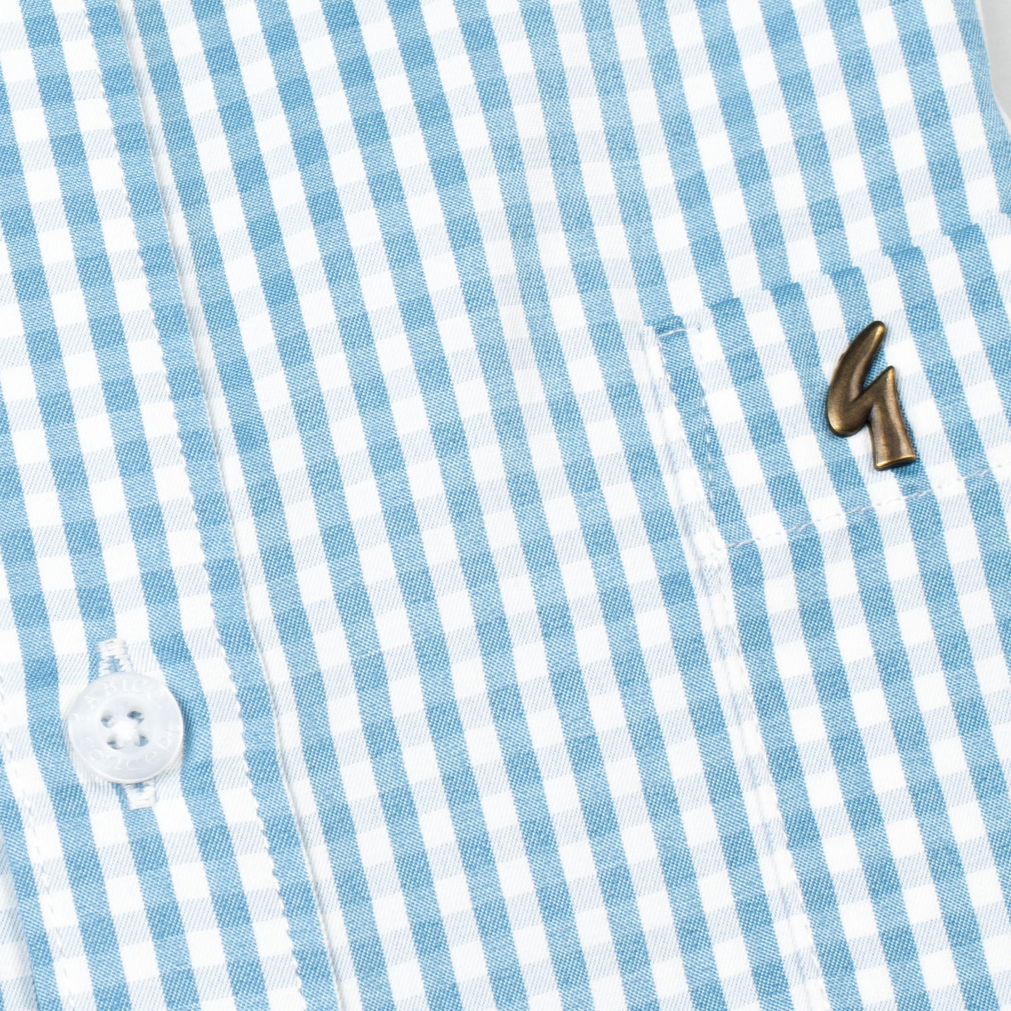 Gabicci - Fraser - Button Down Short Sleeve Shirt - Aqua