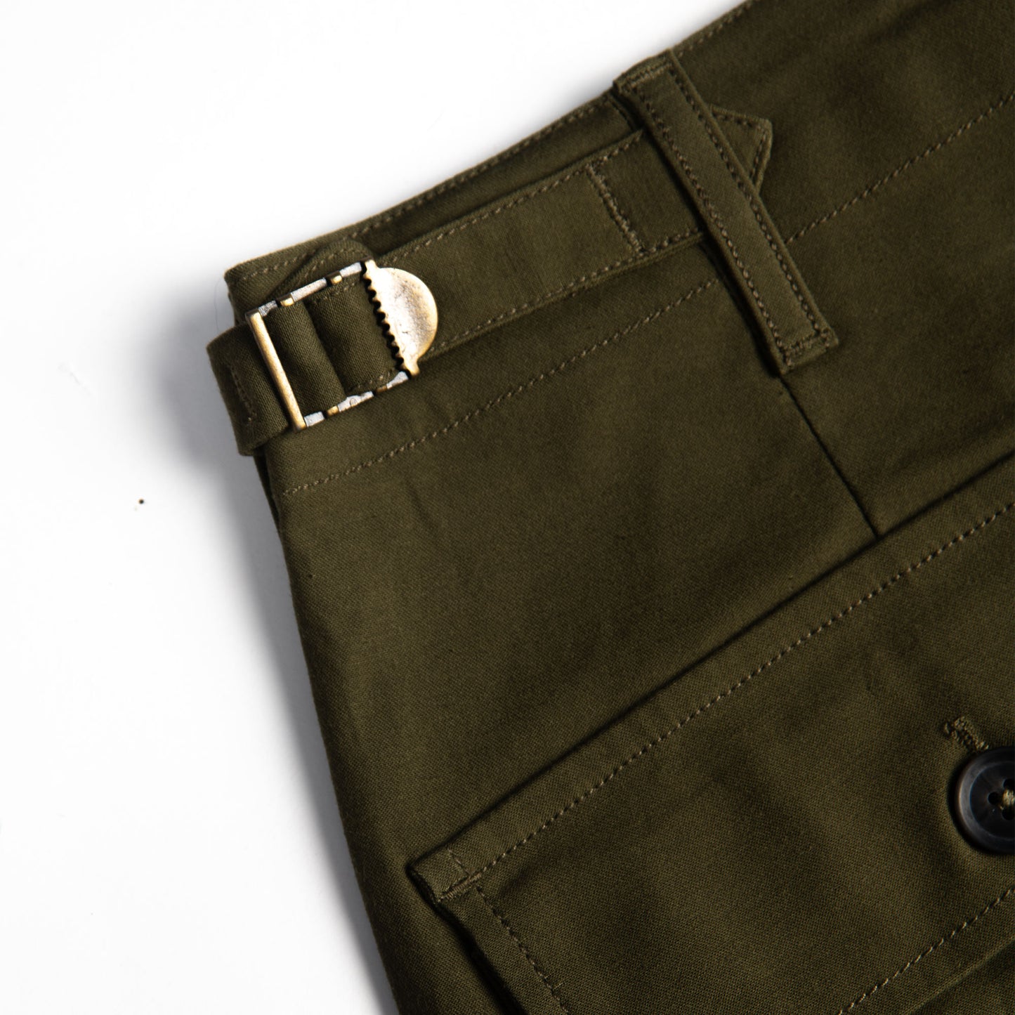 Fatigue Pants - Olive - Real Hoxton - Army Fatigues
