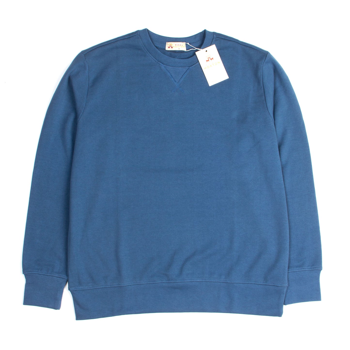 Loopback Cotton Sweatshirt - Blue