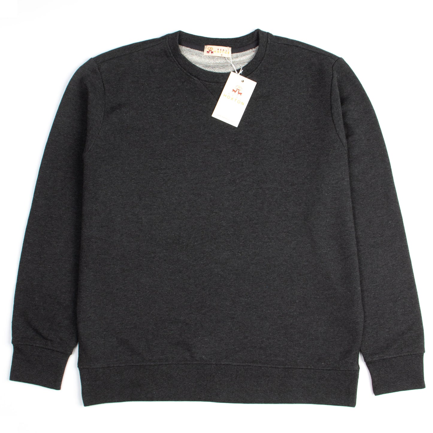 Loopback Cotton Sweatshirt - Charcoal