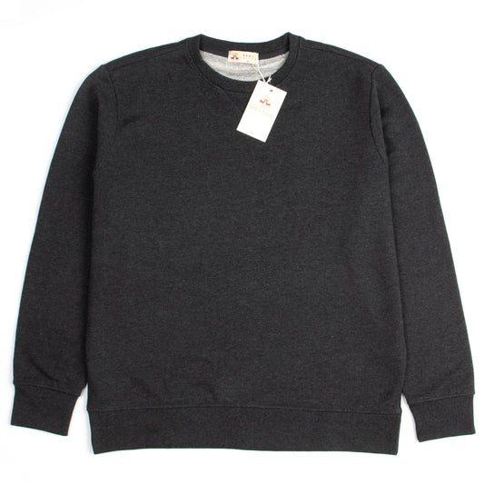 Loopback Cotton Sweatshirt - Charcoal