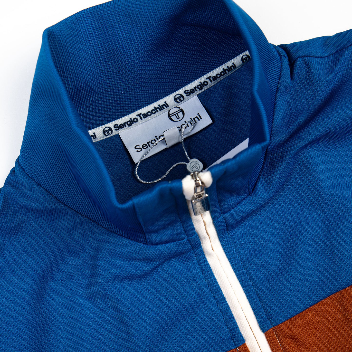 Sergio Tacchini Damarindo Track Top Jacket Nautical Blue/Gardenia/Mocha Bisque