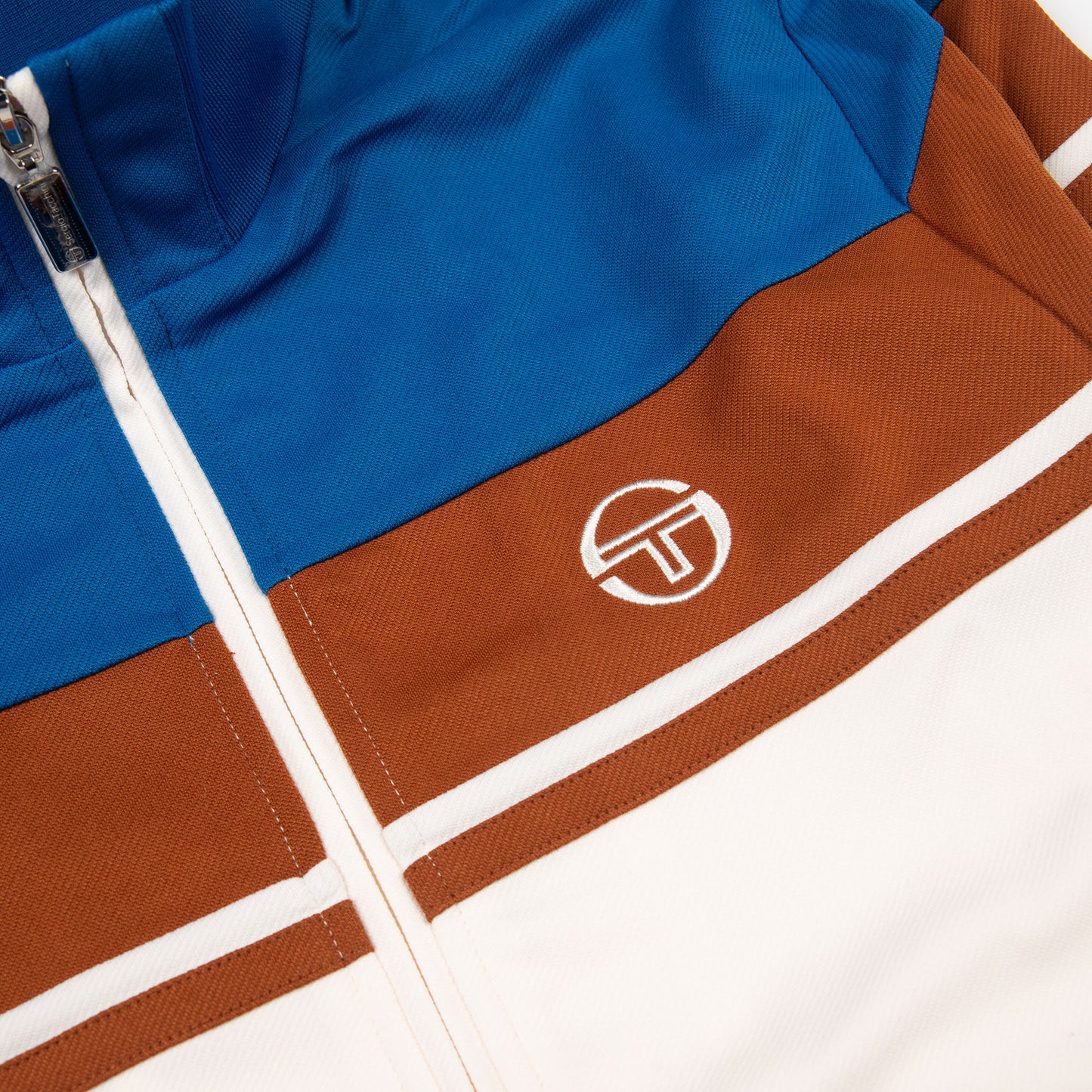 Sergio Tacchini Damarindo Track Top Jacket Nautical Blue/Gardenia/Mocha Bisque