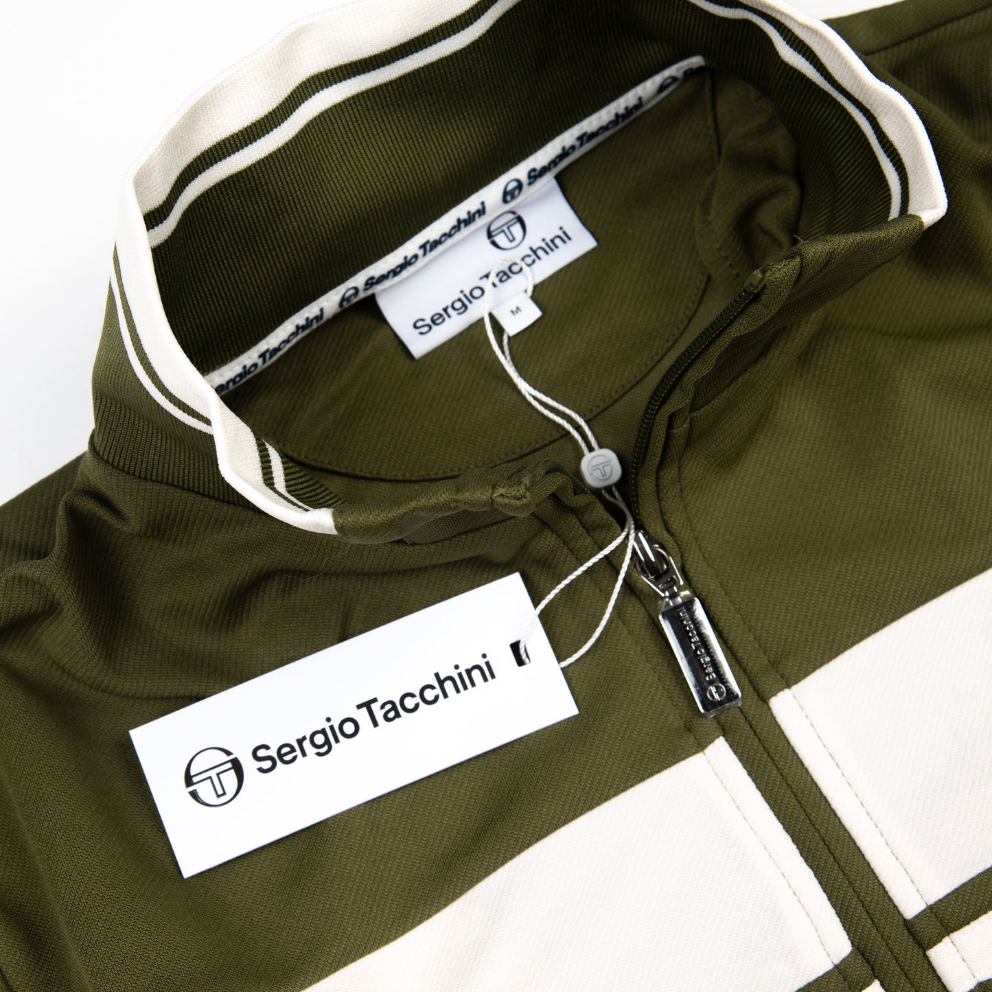 Sergio Tacchini Damarindo Track Top Khaki Gardenia