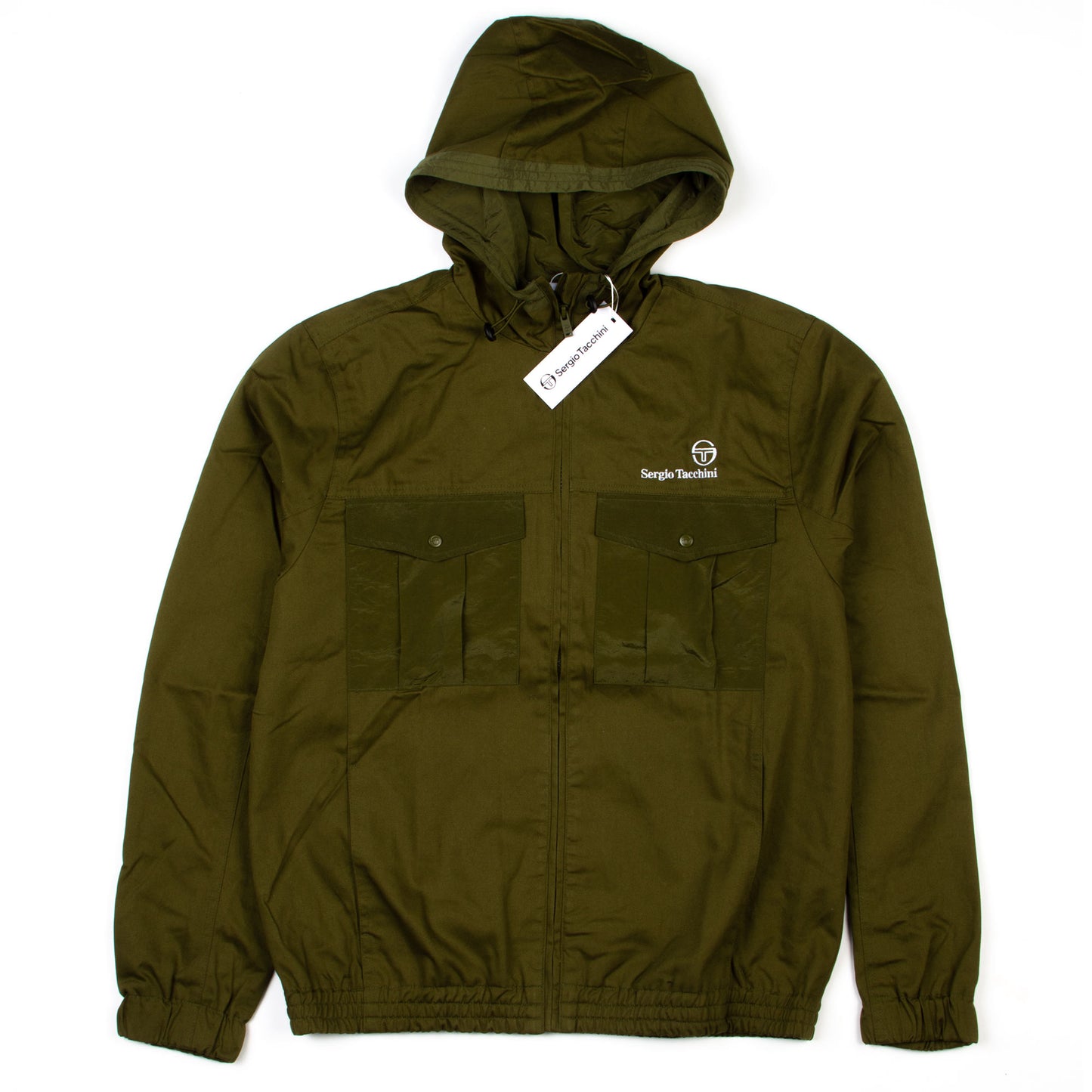 Sergio Tacchini Canvas Mix Jacket Khaki
