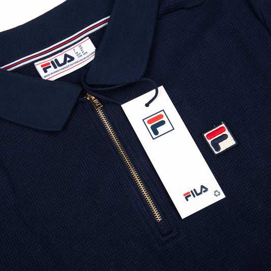 FILA Benjamin Waffle Polo in Fila Navy