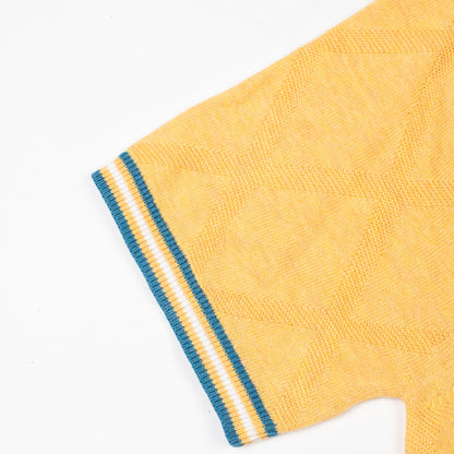 Gabicci - Moore Knit Polo In Pineapple