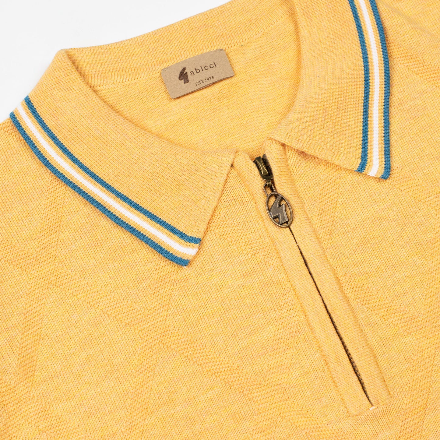 Gabicci - Moore Knit Polo In Pineapple