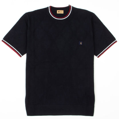 Gabicci - Santino Knitted Crew Neck Navy