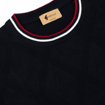 Gabicci - Santino Knitted Crew Neck Navy